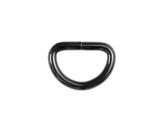 4 Halbrundringe VENO 25 mm gunmetal - 190102